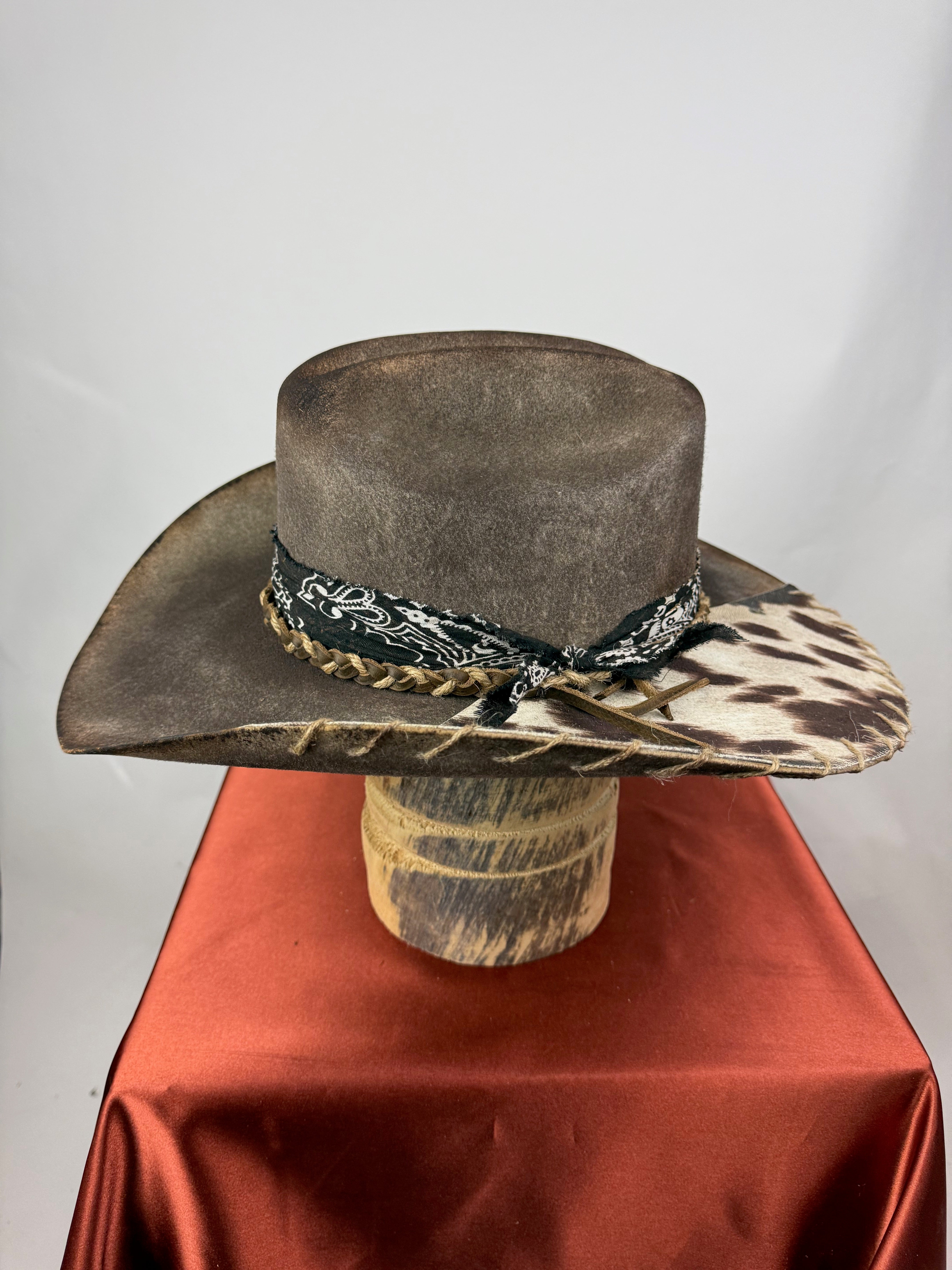 Brown Cowhide Western