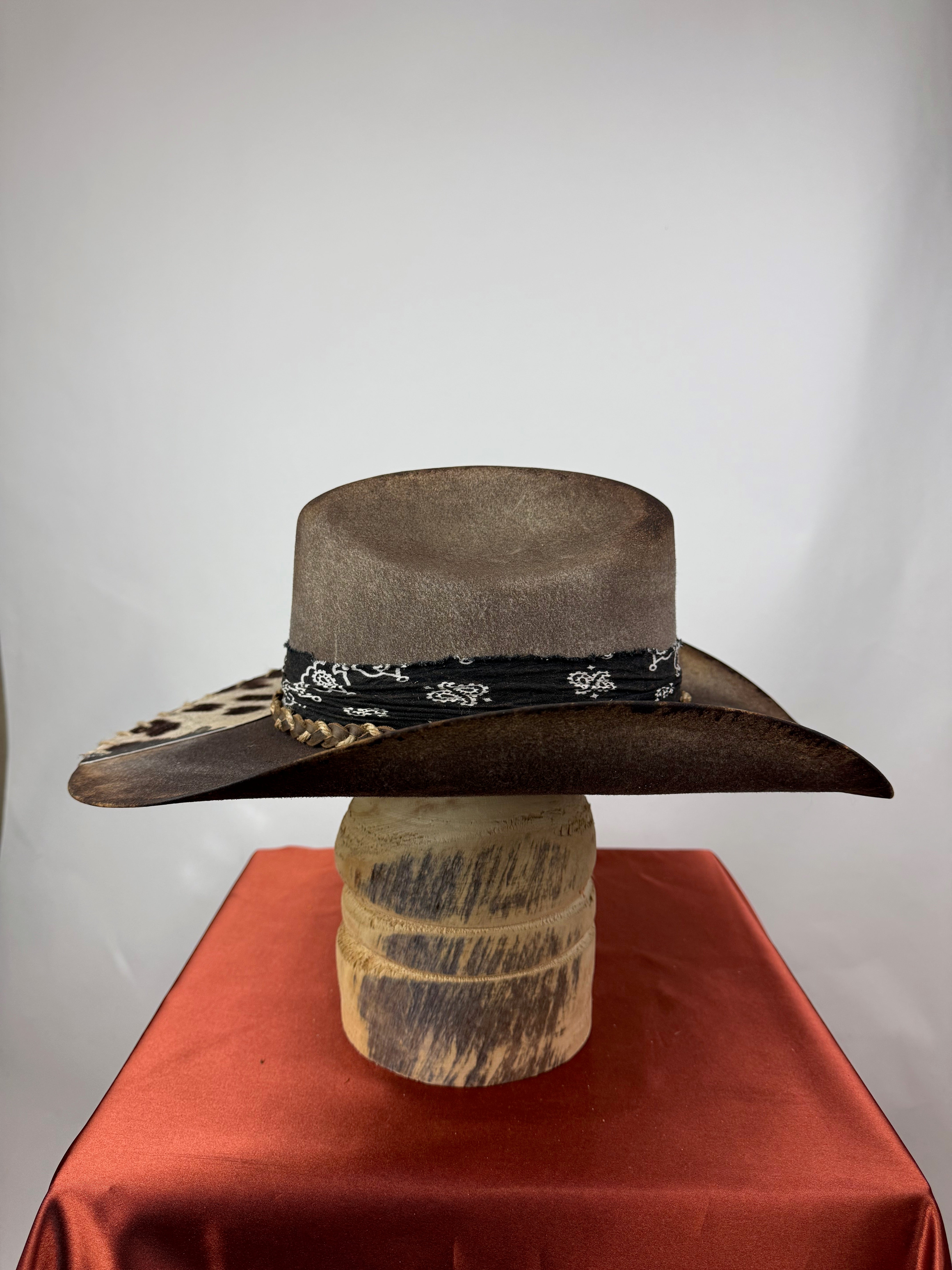 Brown Cowhide Western