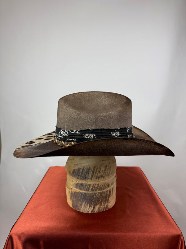 Brown Cowhide Western