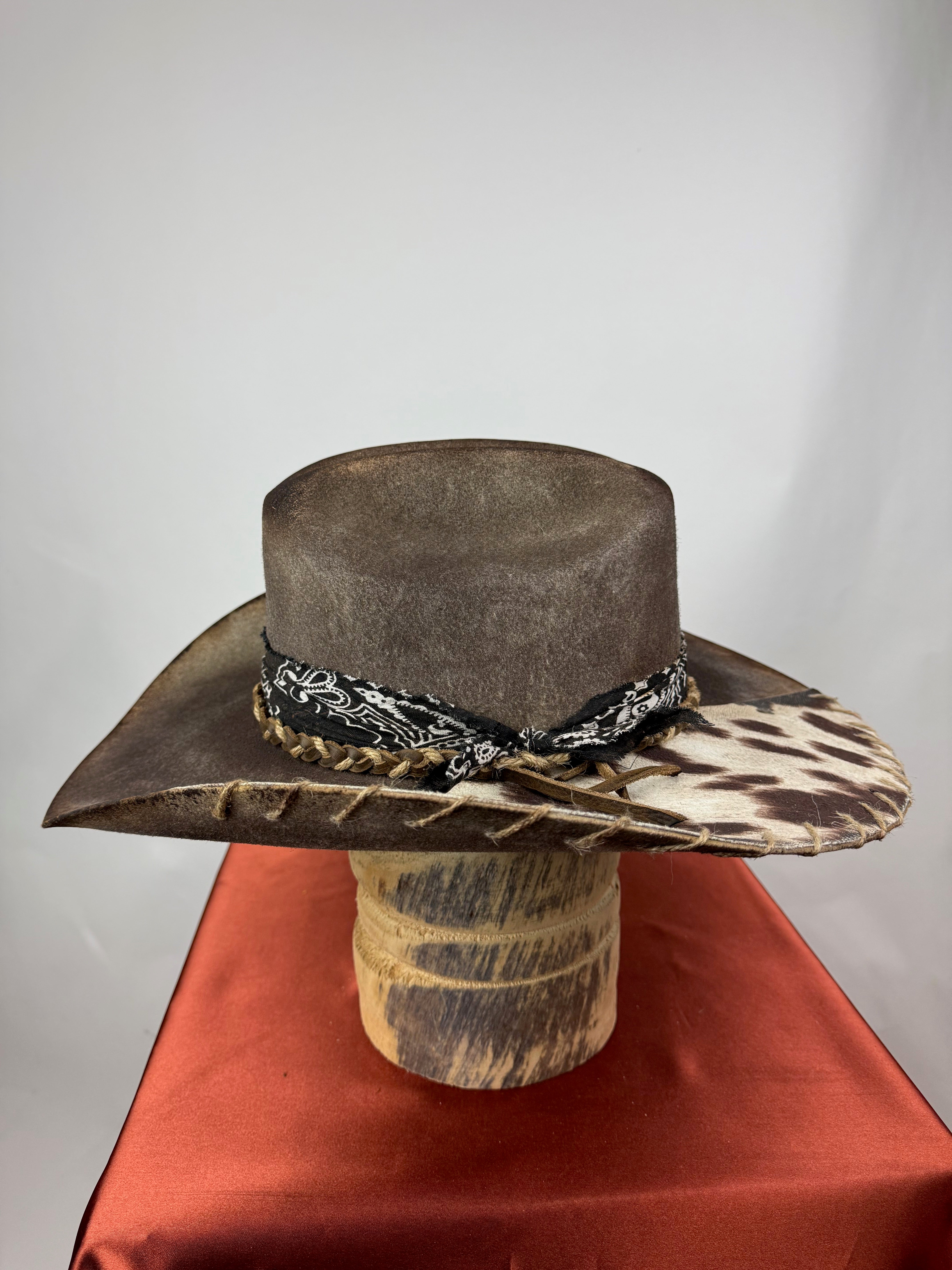 Brown Cowhide Western