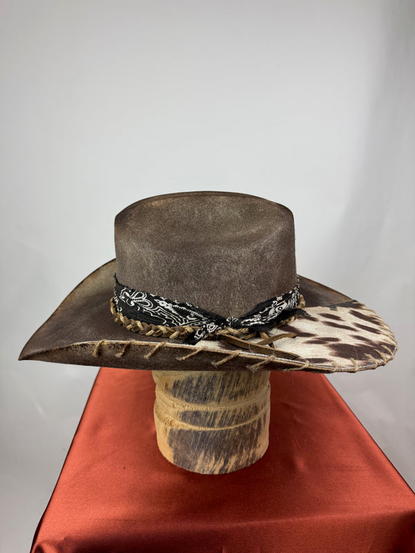 Brown Cowhide Western