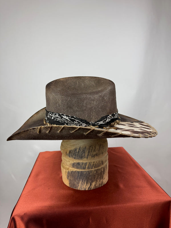 Brown Cowhide Western