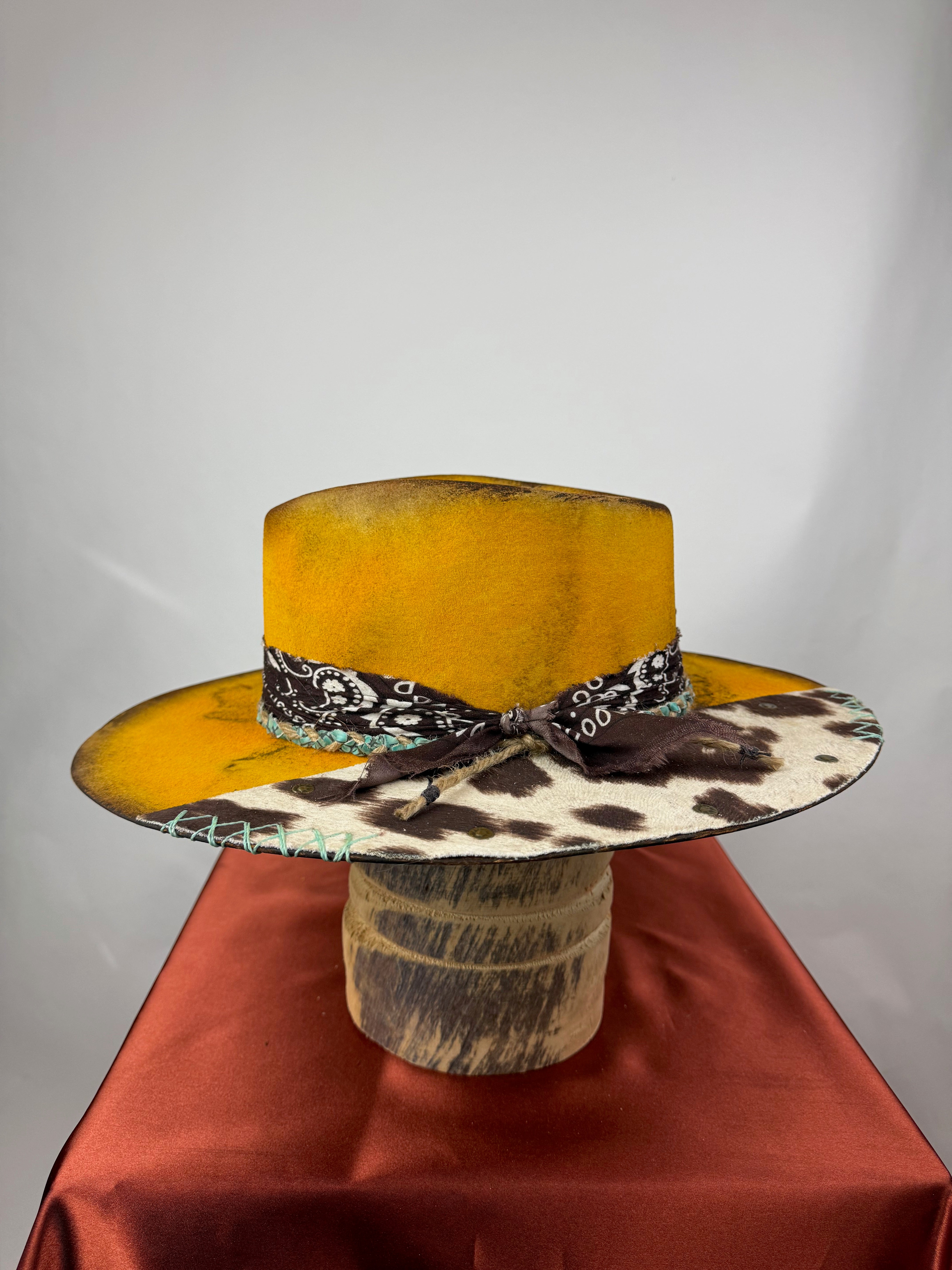 Yellow Cowhide Road Warrior