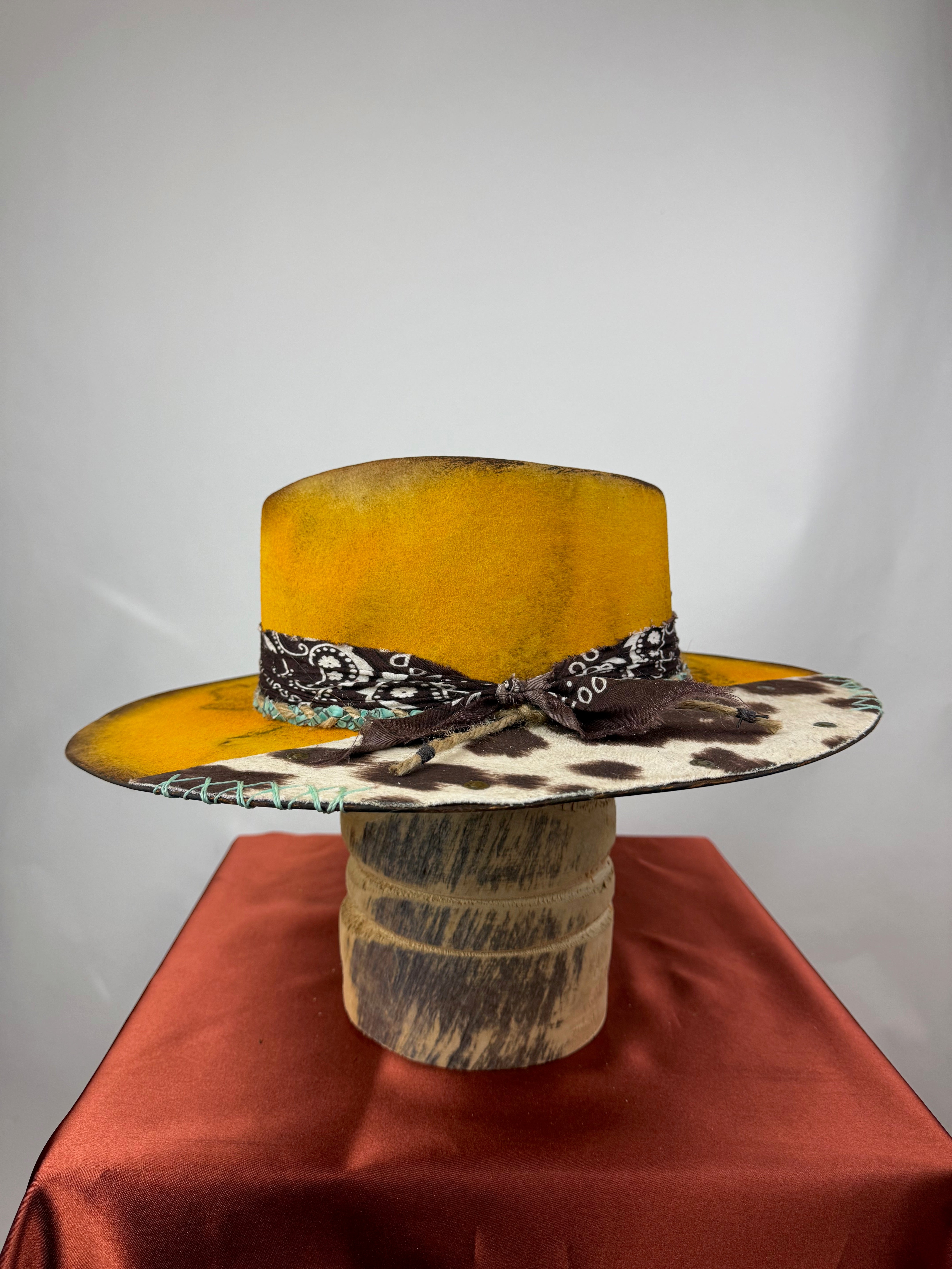 Yellow Cowhide Road Warrior