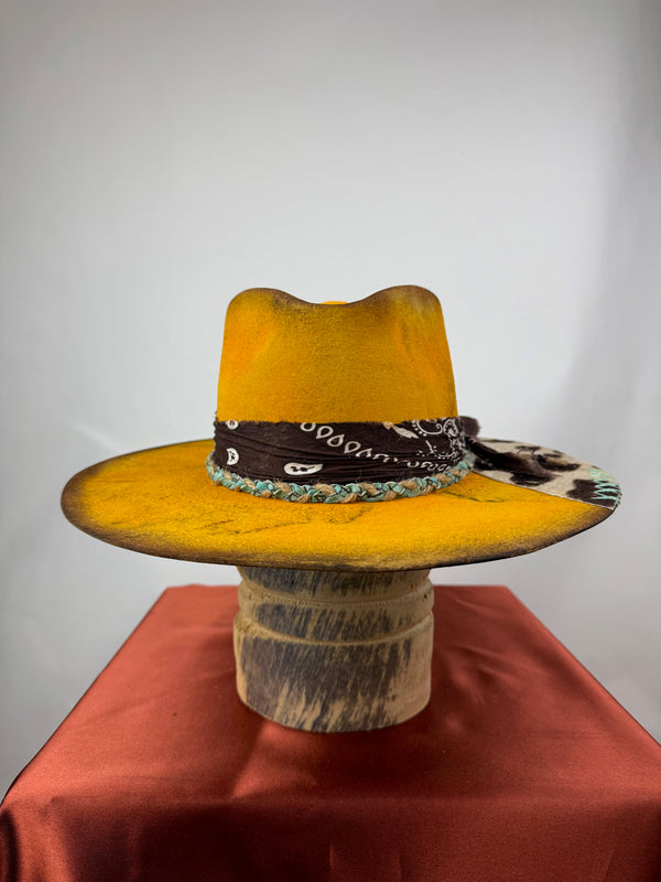 Yellow Cowhide Road Warrior