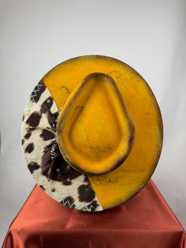 Yellow Cowhide Road Warrior