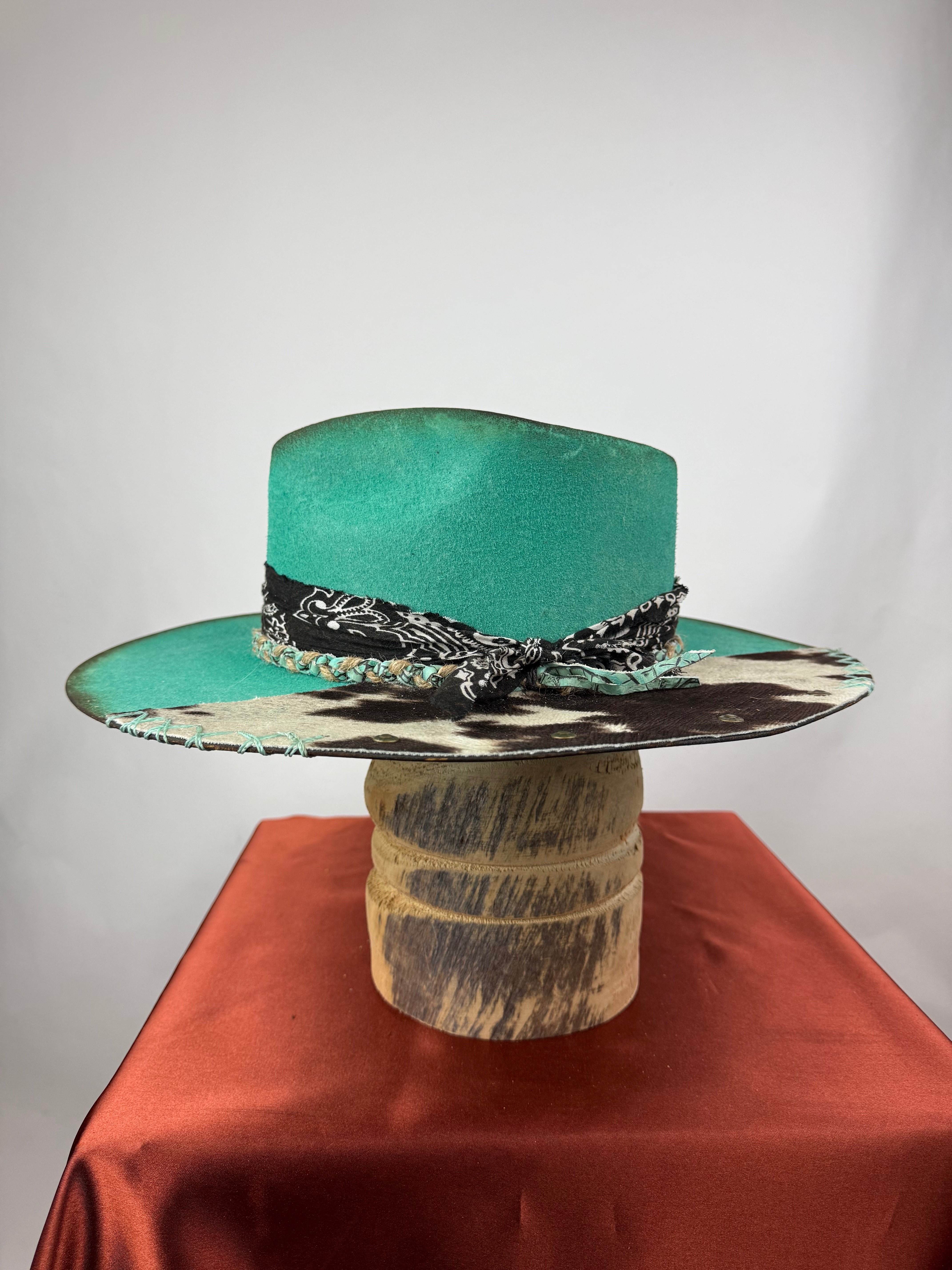 Turquoise Cowhide Road Warrior