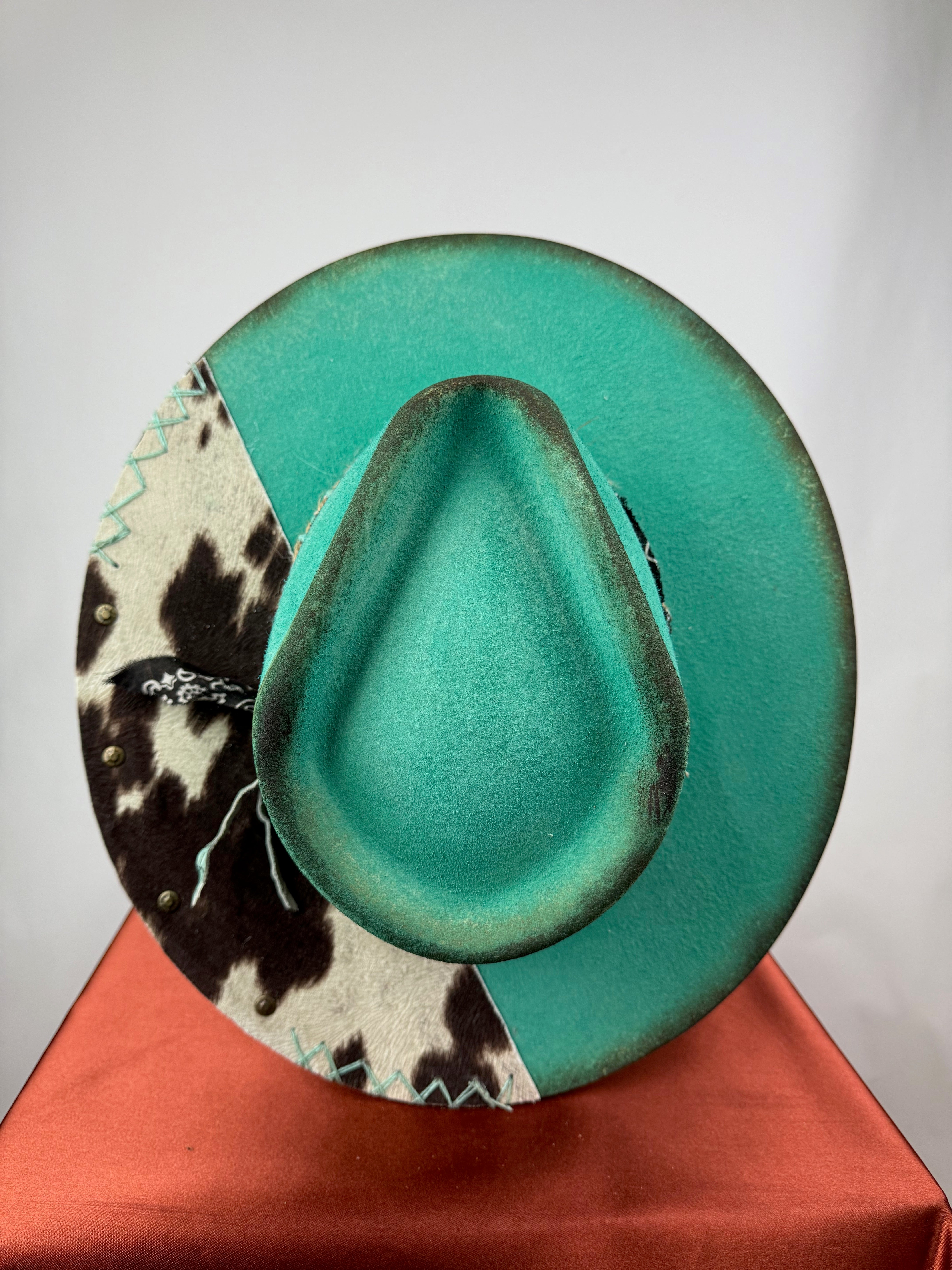 Turquoise Cowhide Road Warrior
