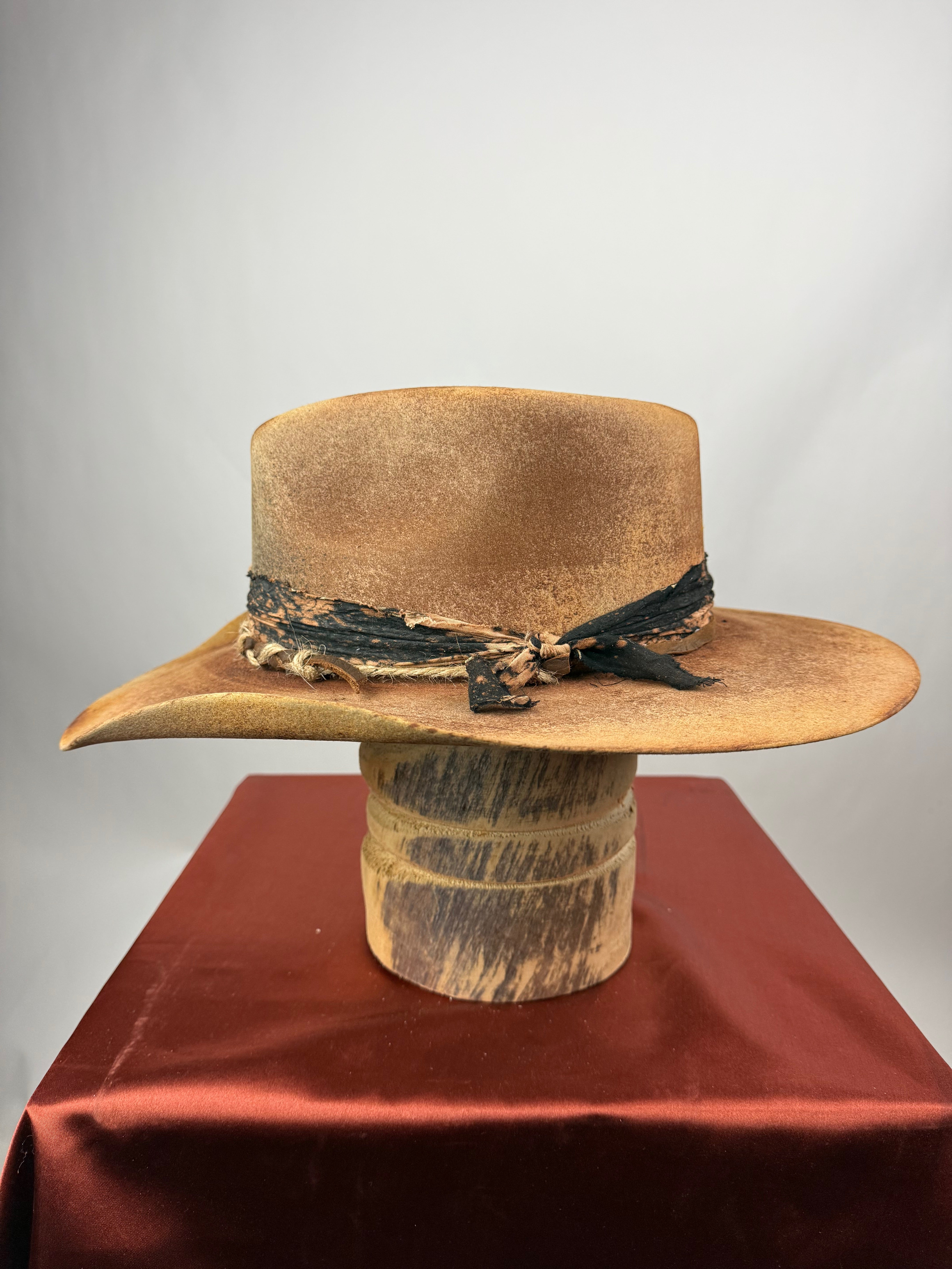 Brown and Black Distressed Western