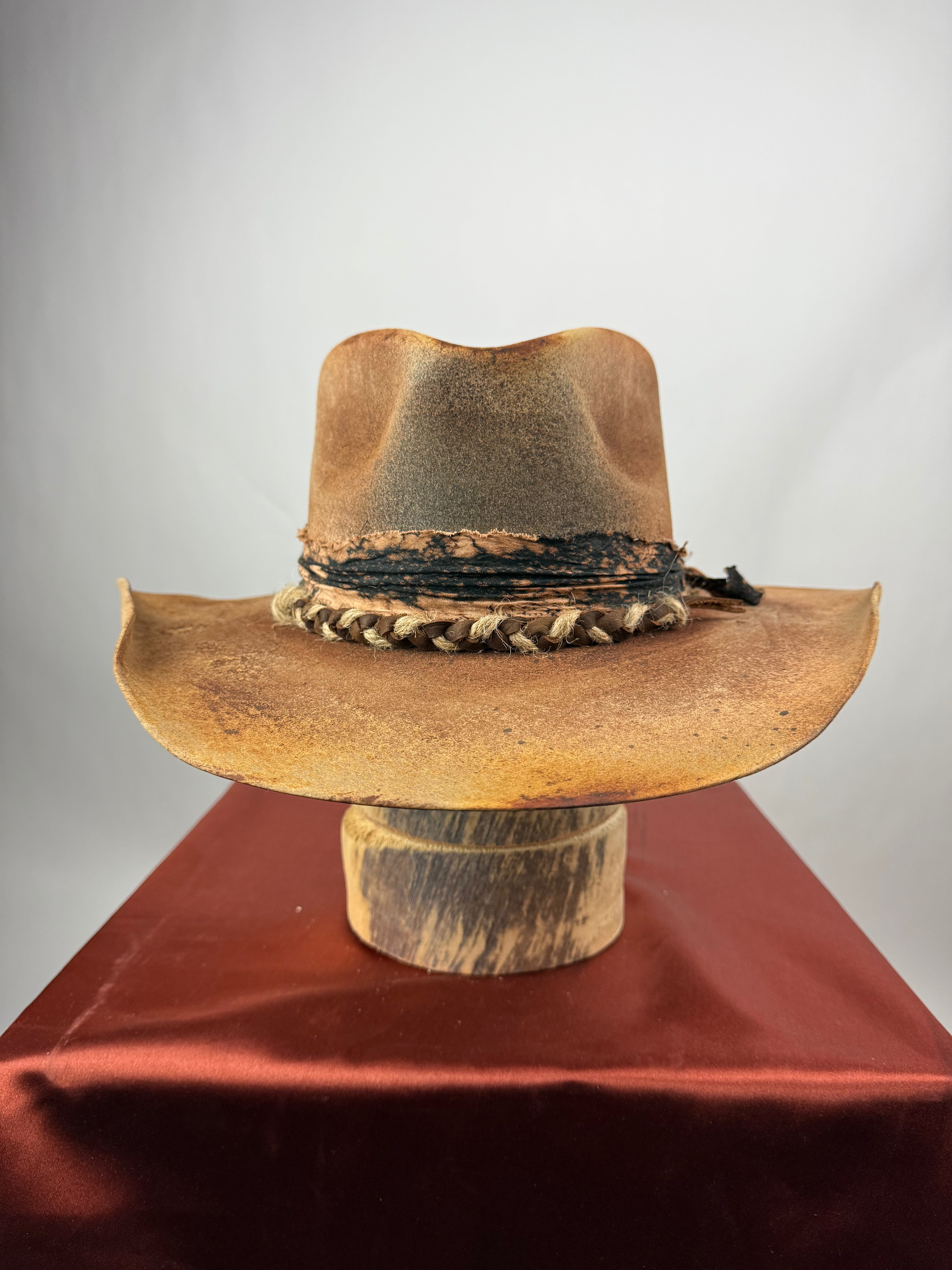 Brown and Black Distressed Western