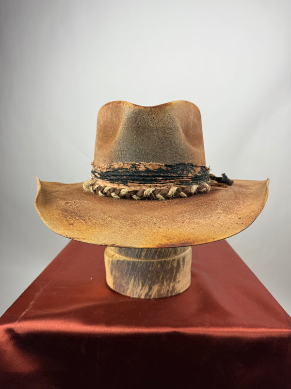 Brown and Black Distressed Western