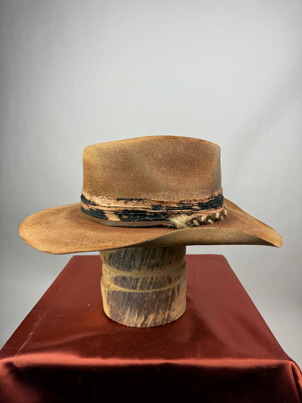 Brown and Black Distressed Western