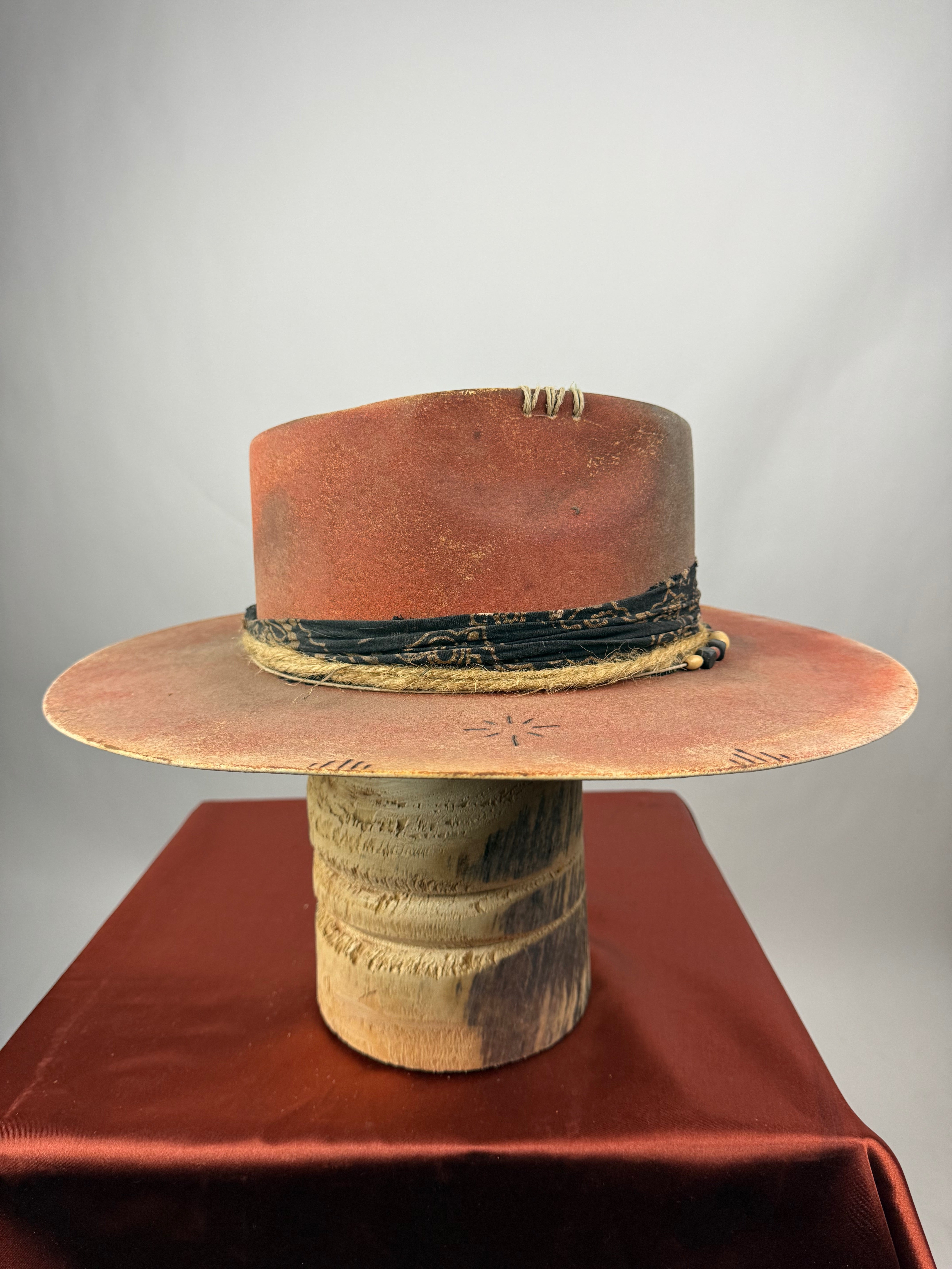 Orange Distressed Road Warrior