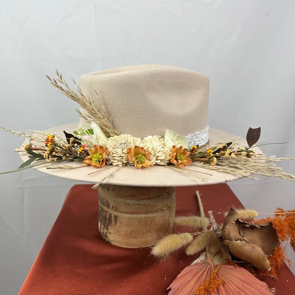 Boho Bridal Hat