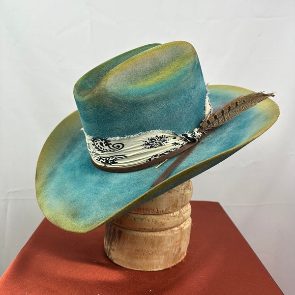 Teal and Yellow Western