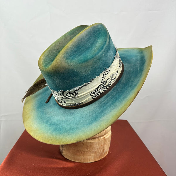 Teal and Yellow Western